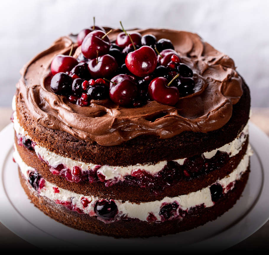 Devilishly Dark Forest Gateau