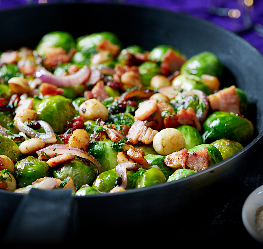 Dromona Buttery Bacon Sprouts Recipe