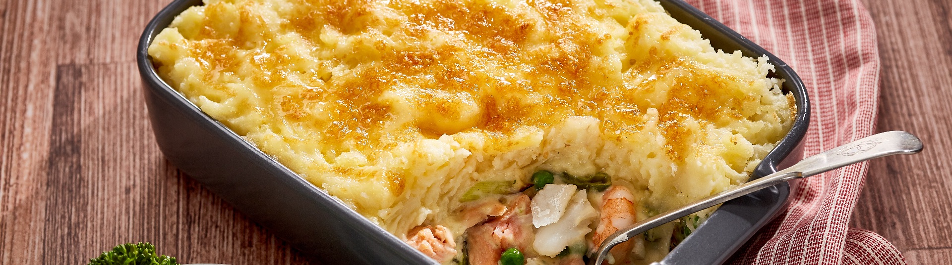 Dromona's Cheesy Baked Fish Pie Recipe